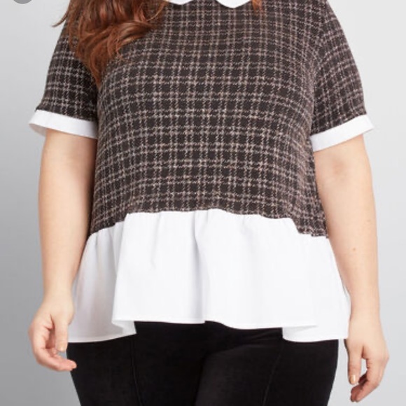 ModCloth Glitzy Situation top - Picture 2 of 8